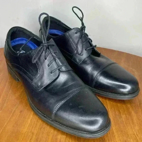 Florsheim Comfortech Ortholite Men's Black Lace Up Oxfords Size 12 - Picture 1 of 9